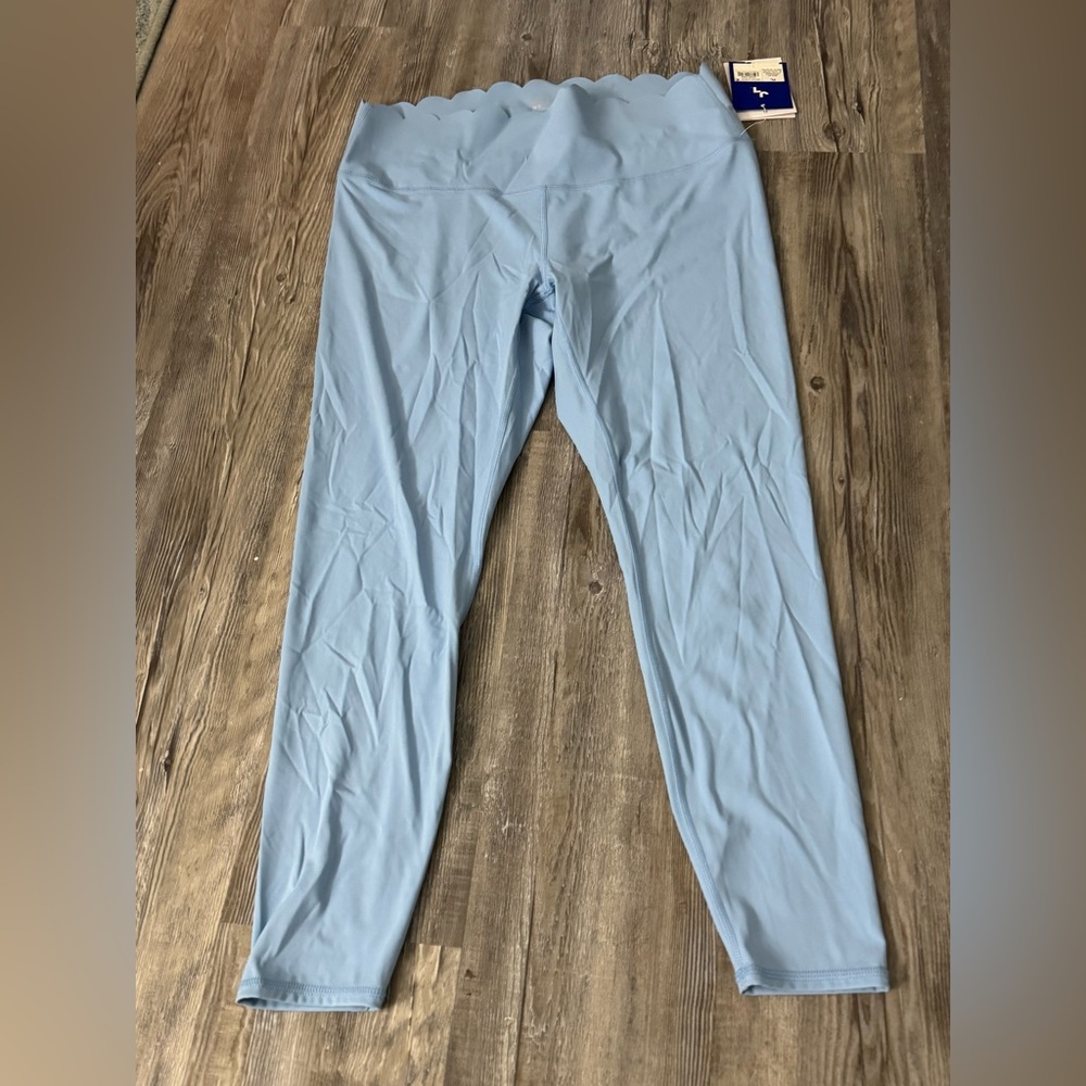 JoyLab Sky Blue Scalloped Leggings